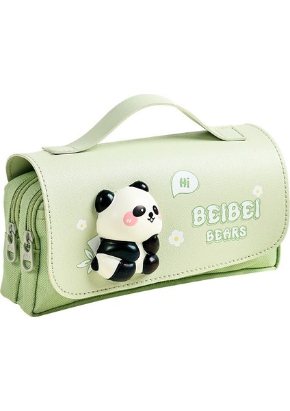 Büyük Kapasiteli Çift Katmanlı Kir Tutmayan Kalem Kutusu (Yurt Dışından)