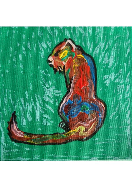 Kaplan Tablosu- 15 x 15 cm - Çerçevesiz