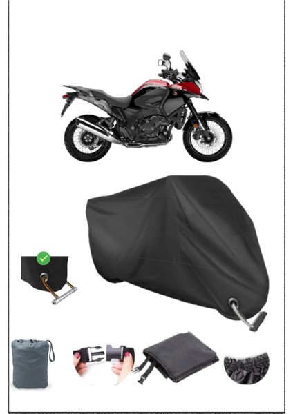 Honda Vfr 1200 X Crosstourer Dct Için Kilit Uyumlu Siyah Motosiklet Branda, Güvenli, Su Geçirmez