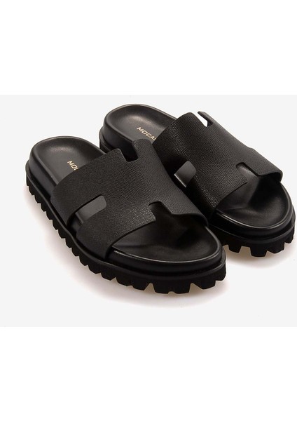 Deri Erkek Terlik 3041-3 modelleri