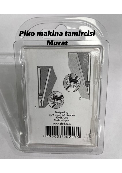 820287096 Pfaff Gizli Fermuar Ayağı - Dar Tutuculu