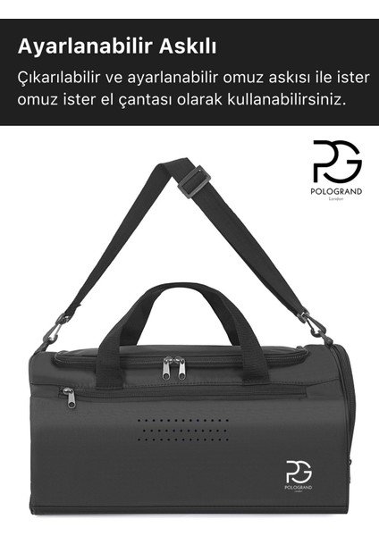 Geniş Hacimli Konfor Modeli Önü Cepli Ayakkabı Bölmeli Seyahat Antrenman Fitness Spor Çantası modelleri