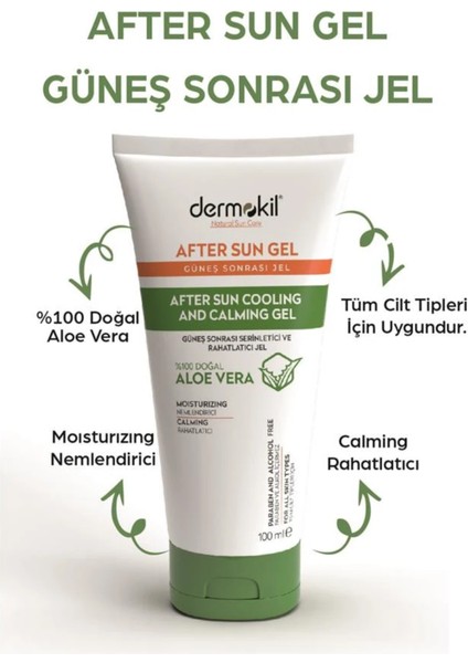 After Sun Gel-Güneş Sonrası Serinletici ve Ferahlatıcı Jel 100 ml