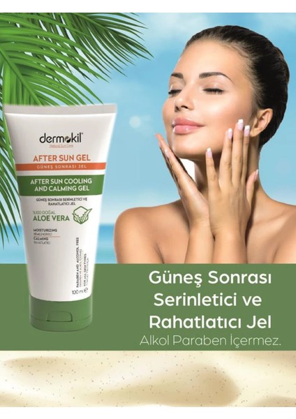 After Sun Gel-Güneş Sonrası Serinletici ve Ferahlatıcı Jel 100 ml