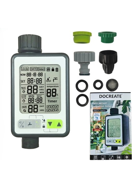 Otomatik Zamanlayıcılı Akıllı Sulama Sistemi - Geniş Ekran Bahçe Balkon Sisleme (Yurt Dışından)