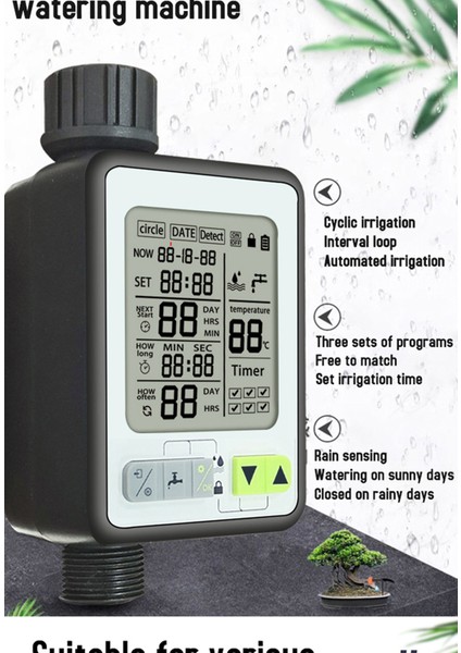 Otomatik Zamanlayıcılı Akıllı Sulama Sistemi - Geniş Ekran Bahçe Balkon Sisleme (Yurt Dışından) fiyatları