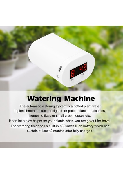 Otomatik Bahçe ve Iç Mekan Bitkileri Damla Sulama Pompa Zamanlayıcı (Yurt Dışından) indirimleri