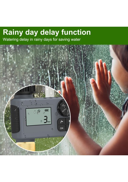 Yağmur Sensörlü Güvenlik Kilitli Otomatik Sulama Zamanlayıcı (Yurt Dışından) fiyatları