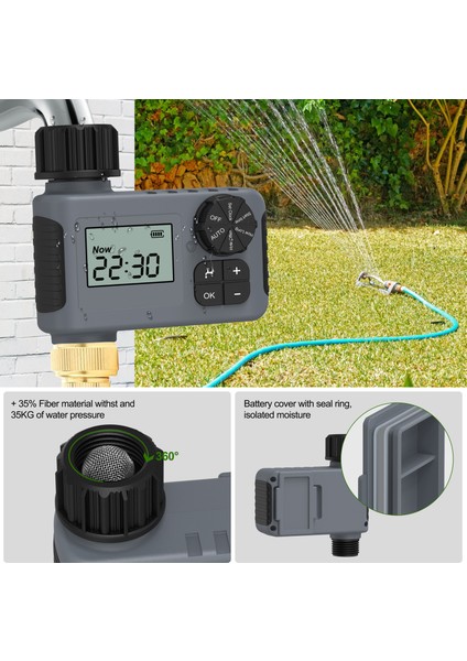Yağmur Sensörlü Güvenlik Kilitli Otomatik Sulama Zamanlayıcı (Yurt Dışından) modelleri