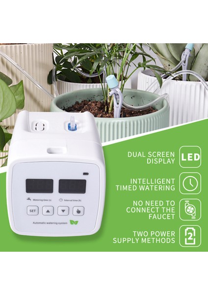 LED Ekranlı Kendin Yap Otomatik Damla Sulama Sistemi - Bahçe (Yurt Dışından)