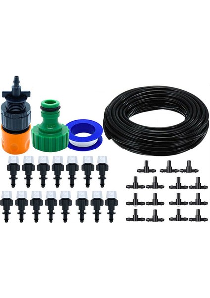 33 Fit Otomatik Damla Sulama ve Bahçe Sprinkler Kiti (Yurt Dışından)