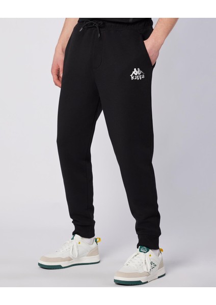 Fabio Pant Erkek Siyah Regular Fit Eşofman Altı