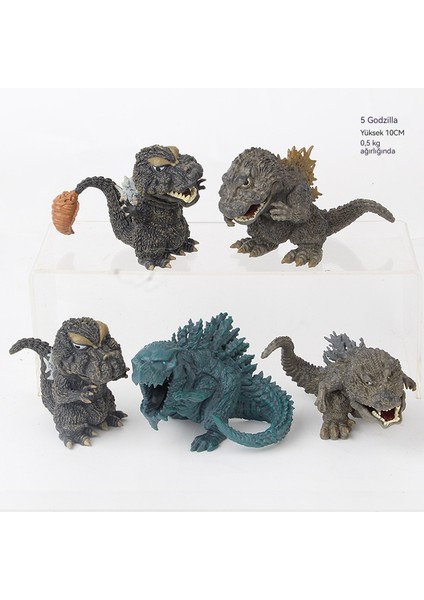5 Godzilla El Yapımı Model Süs Canavarların Kralı (Yurt Dışından)