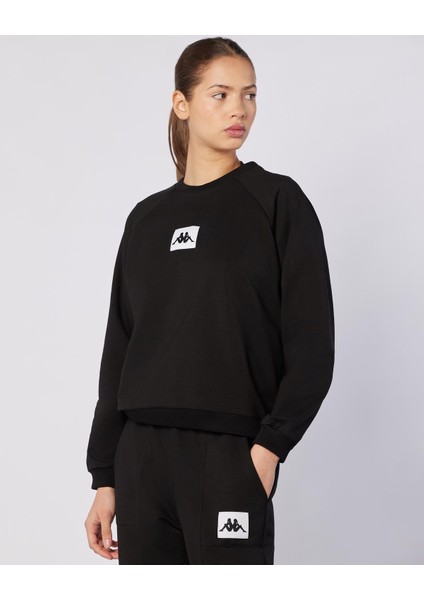 Nady Sweatshirt Kadın Siyah Regular Fit Sweatshirt
