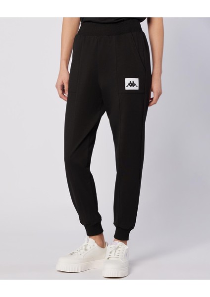 Nady Pant Kadın Siyah Regular Fit Eşofman Altı