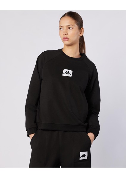 Nady Sweatshirt Kadın Siyah Regular Fit Sweatshirt