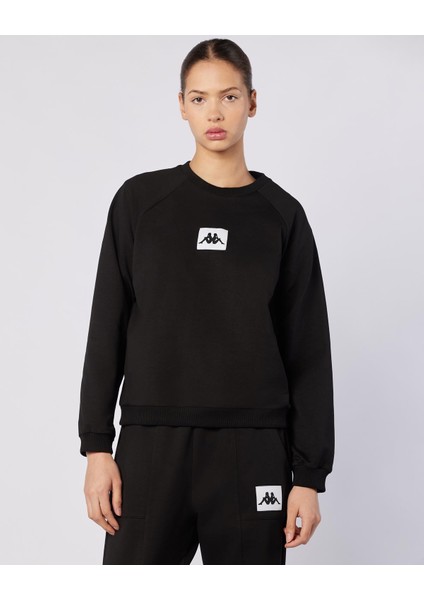 Nady Sweatshirt Kadın Siyah Regular Fit Sweatshirt