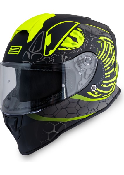 Dinamo Fighter Mat Siyah-Antrasit-Sarı Kask fiyatları