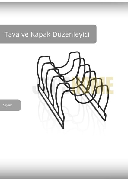 Tava Kapak Düzenleyici Paslanmaz 5 Bölmeli Tabaklık Siyah fiyatları