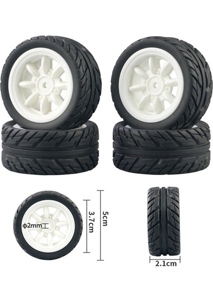 Adet Kauçuk Lastik Jant Lastiği SG1603 SG1604 SG1605 Udırc UD1601 UD1602 UD1603 UD1604 1/16 Rc Araba Yükseltme Parçaları, Beyaz (Yurt Dışından)
