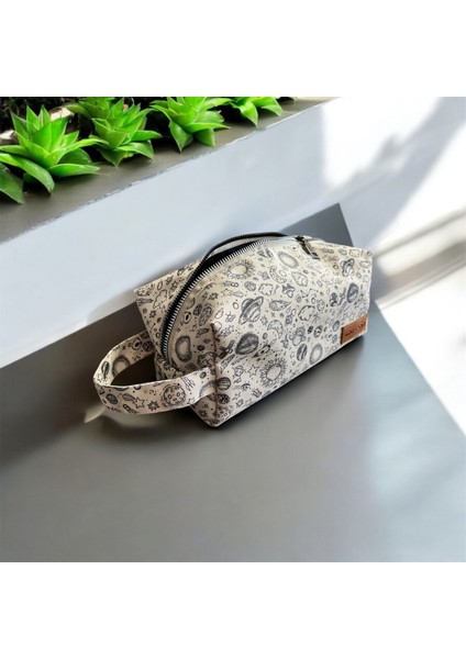 Desenli Makyaj Çantası ve Seyahat Çantası, Kozmetik Çantası - Space fiyatları