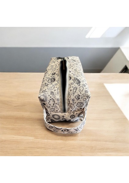 Desenli Makyaj Çantası ve Seyahat Çantası, Kozmetik Çantası - Space modelleri