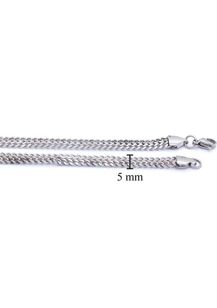316L Çelik Balıksırtı Zincir Kolye 60 cm ZN-294 fırsatları