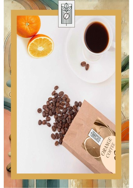 Orange Bean Coffee 200 gr, Portakal Aromalı Çekirdek Kahve