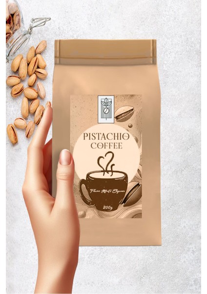 Pistachio Bean Coffee 200 gr, Antep Fıstığı Aromalı Çekirdek Kahve
