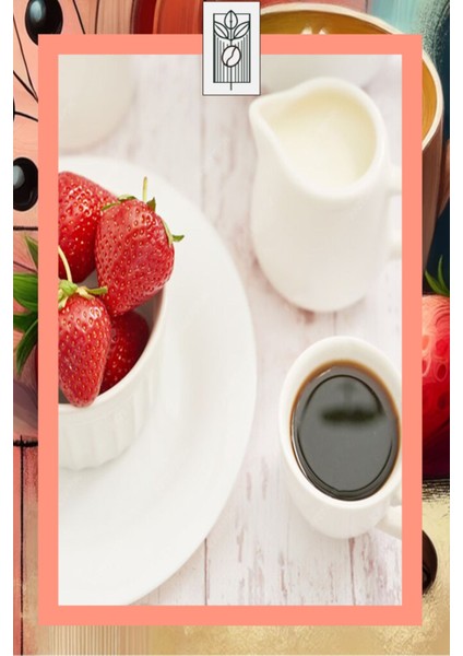Strawberry Bean Coffee 200 gr, Çilek Aromalı Çekirdek Kahve