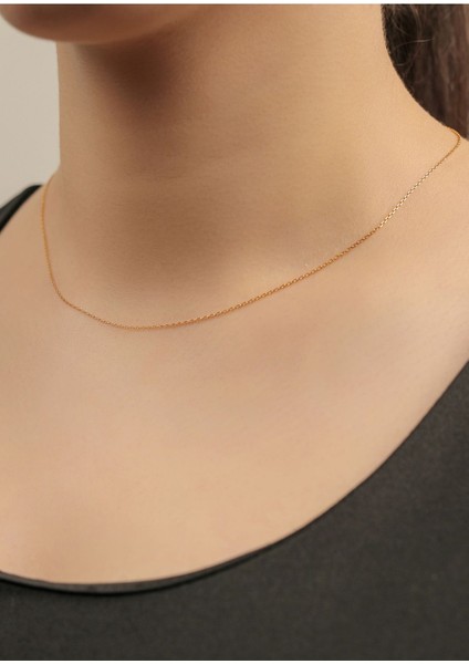 2,70 gr (Gram) 50 cm Hayalet Zincir Kolye 22 Ayar Altın