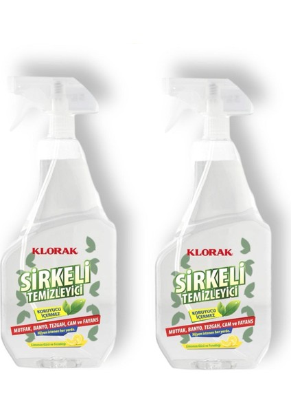 Sirkeli Temizleyici 750 ml 2 Adet