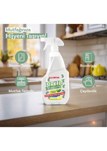 Sirkeli Temizleyici 750 ml 2 Adet