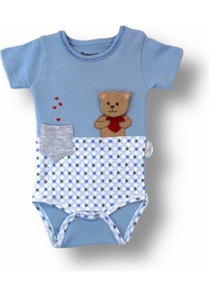 Romantik Ayıcık Body Kısa Kol 3'lü Takım fiyatları