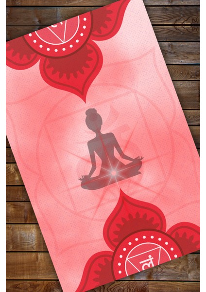 Meditasyon Köşesi Için Halı Dokuma Kaymaz Tabanlı Kırmızı Halı Yoga Halısı modelleri