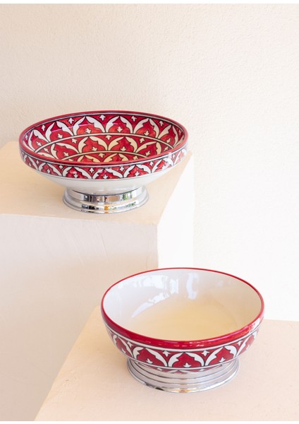 Corallo Salata Kasesi Kırmızı 25X25X11 cm