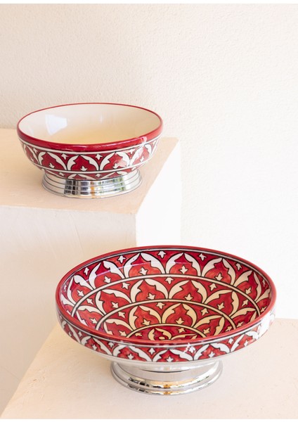 Corallo Salata Kasesi Kırmızı 25X25X11 cm
