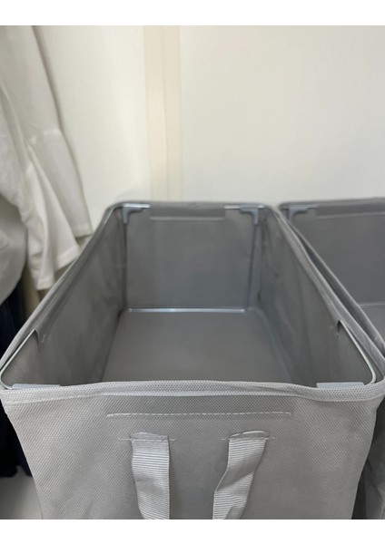 1 Adet Tela Çelik Dolap Içi Düzenleyici 45 x 25 x 20 Raf Düzenleyici Saklama Katlanabilir Kıyafet Organizeri