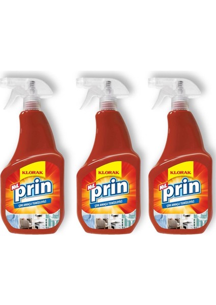 Nilprin Çok Amaçlı Temizleyici 750 ml 3 Adet