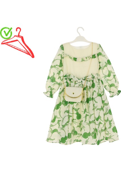 Kız Çocuk Elbise Çantalı