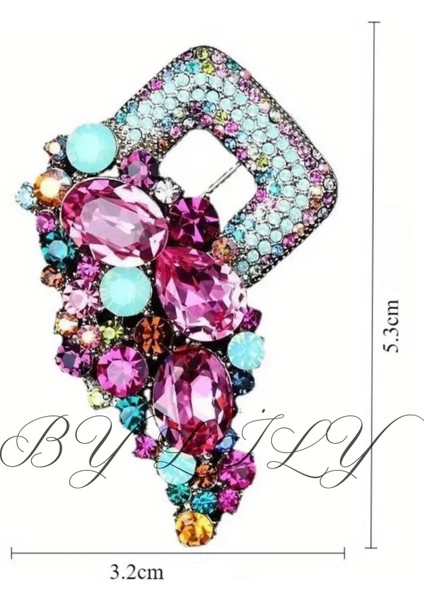 Canlı, Çok Renkli, Modern Broş indirimleri