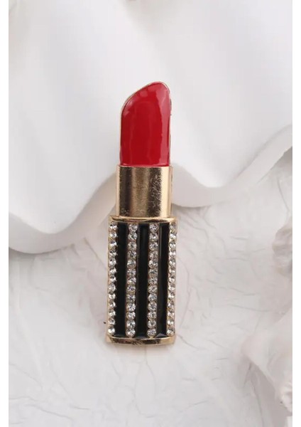 Kırmızı Ruj Broş Yaka Iğnesi modelleri