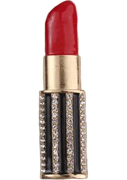 Kırmızı Ruj Broş Yaka Iğnesi fırsatları