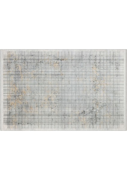 Halı Serenity 7832 Gri Yumuşak Dokulu Viskon Makine Dokuması Halı