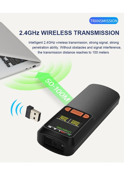 Ekranlı Mini Kablosuz ve Kablolu Barkod Okuyucu Qr Kod 2d Bluetooth Tarayıcı