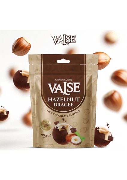 Sütlü Çikolata Kaplı Fındık Draje 70 gr