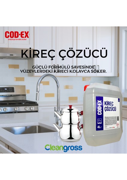 Kireç Çözücü 4 L x 2 Adet