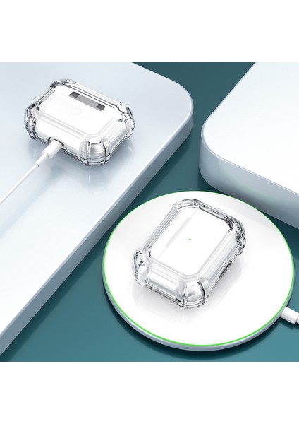 Airpods Pro Için Çift Renkli Pc Koruyucu Kılıf (Yurt Dışından)