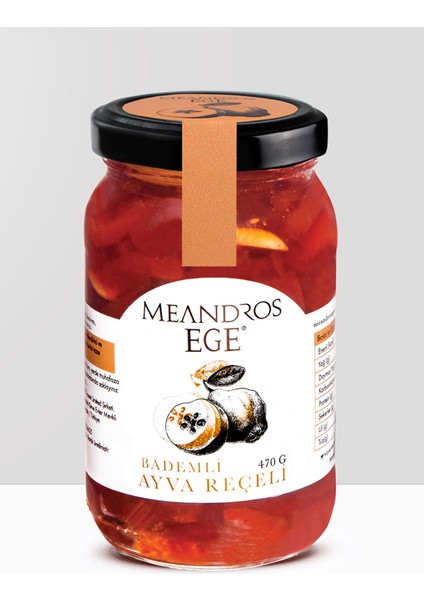 Ayva Reçeli (Bademli) (Ev Yapımı) 470 gr