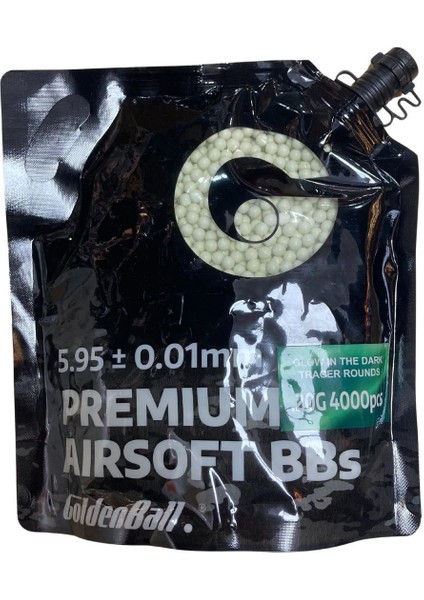 Isgairsoft 0.20G Tracer Bb Green 4000ADET Kolay Dolum Kapaklı Paket